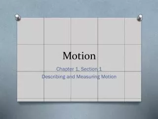 motion
