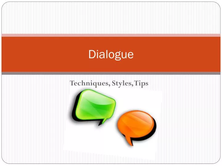 dialogue