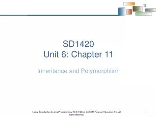 SD1420 Unit 6: Chapter 11