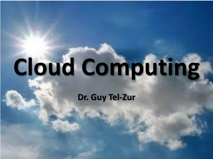 cloud computing