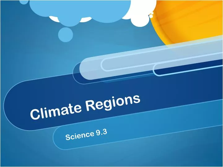 climate regions