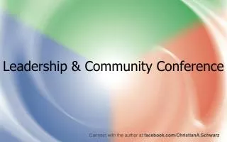 Leadership &amp; Community Conference