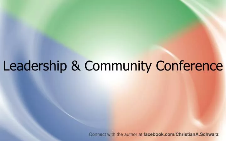 leadership community conference