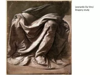 Leonardo Da Vinci Drapery study