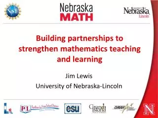 Building partnerships to strengthen mathematics teaching and learning