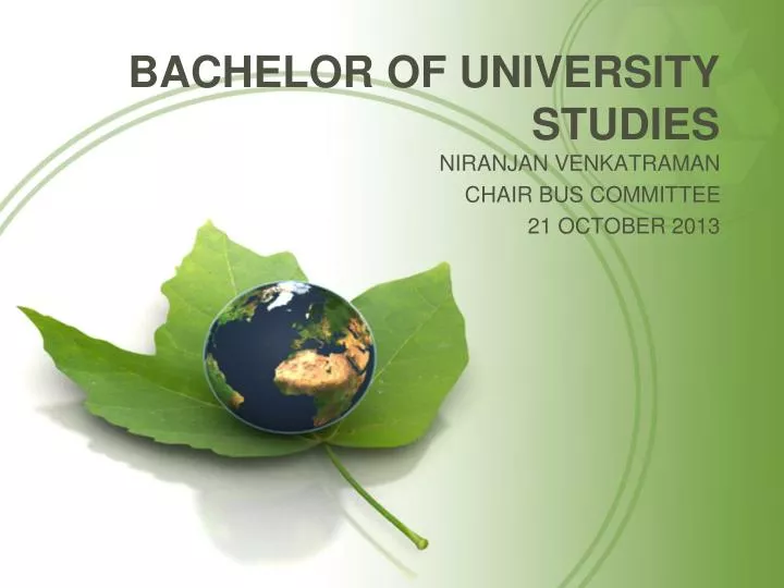 bachelor of university studies