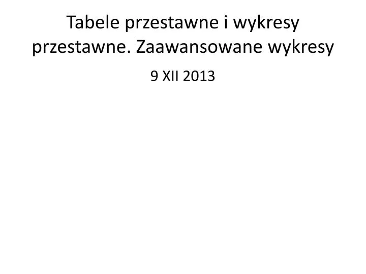 tabele przestawne i wykresy przestawne zaawansowane wykresy