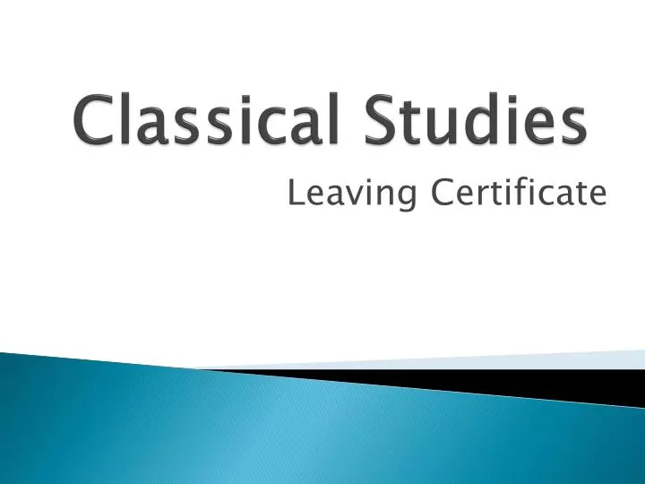 classical studies