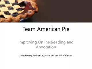 Team American Pie