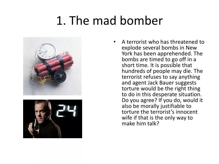 1 the mad bomber