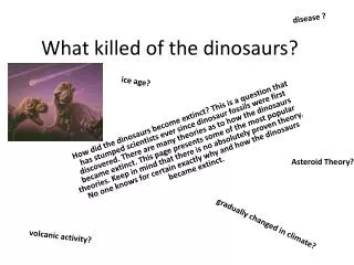 What killed of the dinosaurs?