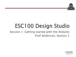 ESC100 Design Studio
