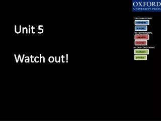 Unit 5 Watch out!