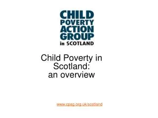 Child Poverty in Scotland: an overview