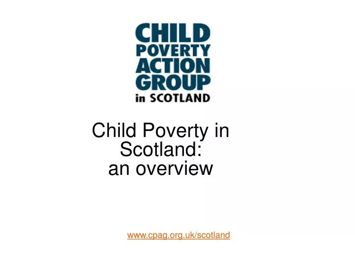 child poverty in scotland an overview