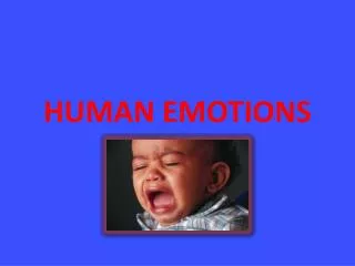 HUMAN EMOTIONS