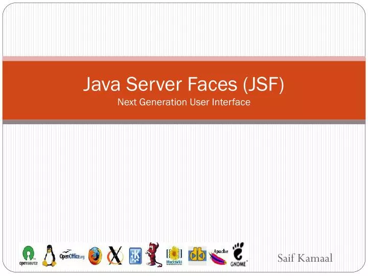 java server faces jsf next generation user interface