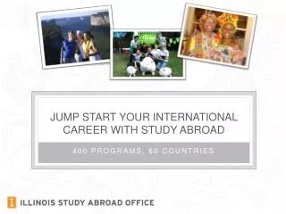 Jump start your international career with study abroad