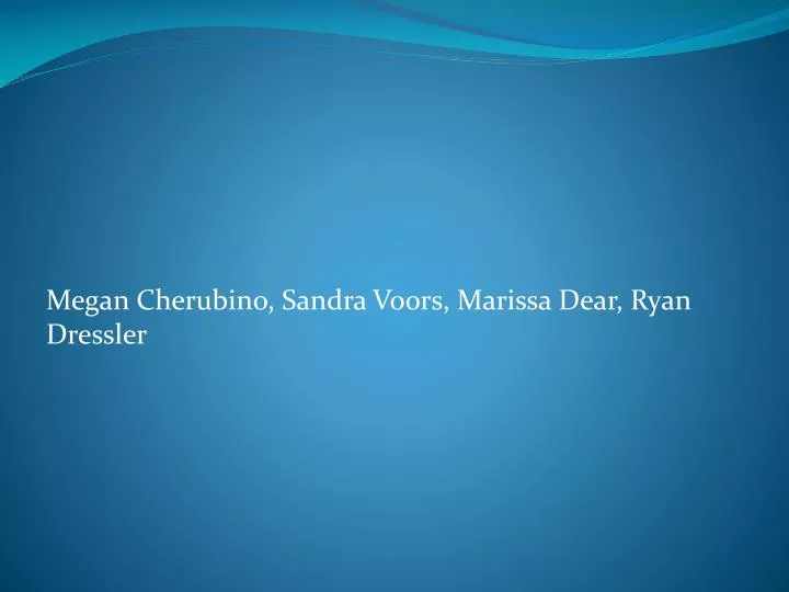 megan cherubino sandra voors marissa dear ryan dressler