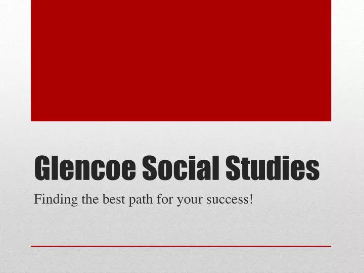 glencoe social studies