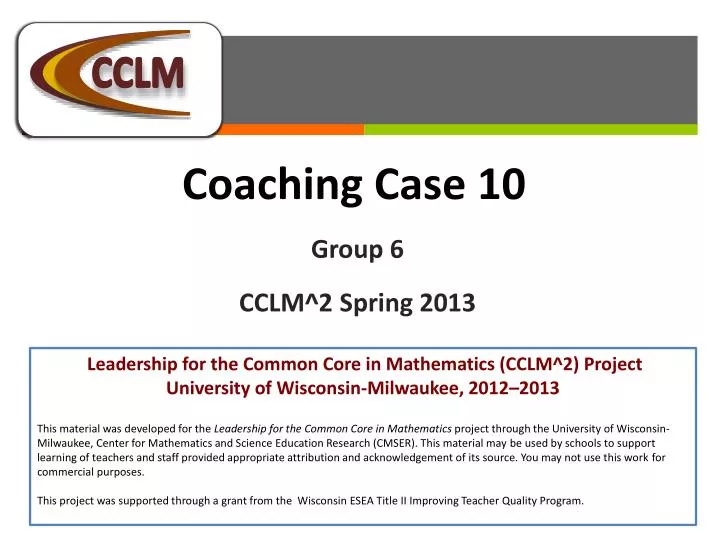 coaching case 10
