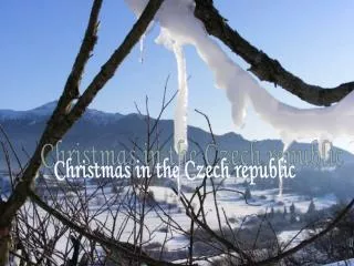 Christmas in the Czech republic