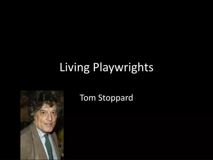 living playwrights