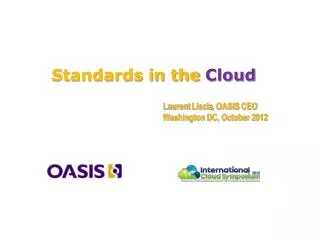 Standards in the Cloud