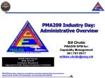 Enhancing Avionics Solutions: PMA209 Industry Day Overview - slide 1