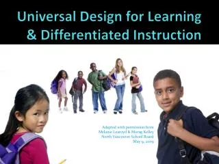 Universal Design for Learning &amp; Differentiated Instruction