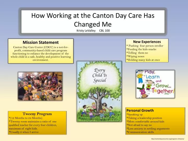 how working at the canton day care has changed me kristy levalley cbl 100