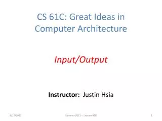 Instructor: Justin Hsia