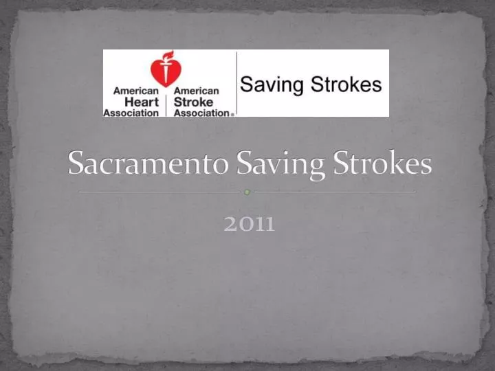 sacramento saving strokes