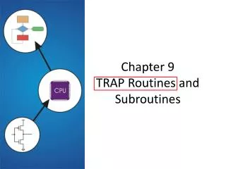Chapter 9 TRAP Routines and Subroutines