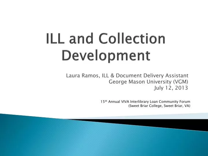 ill and collection development