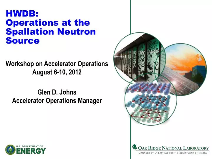 hwdb operations at the spallation neutron source