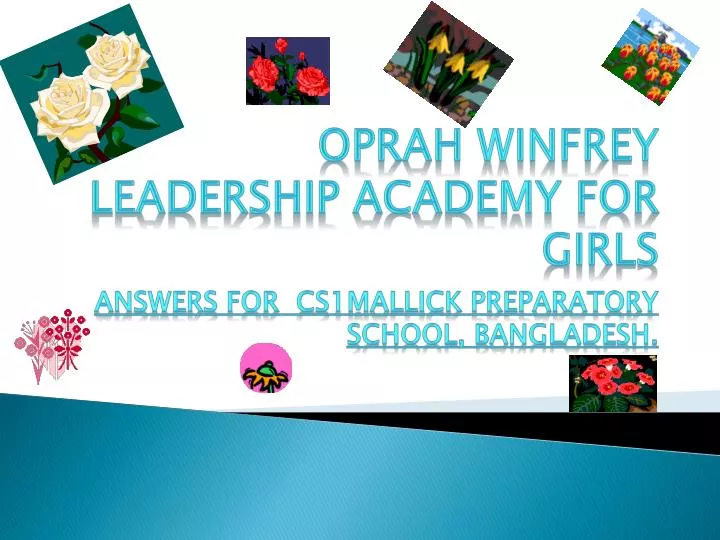 oprah winfrey leadership academy for girls