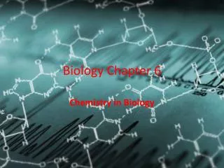 Biology Chapter 6