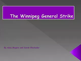 The Winnipeg General Strike