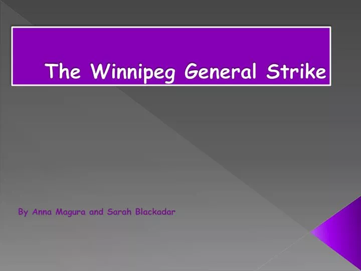 the winnipeg general strike