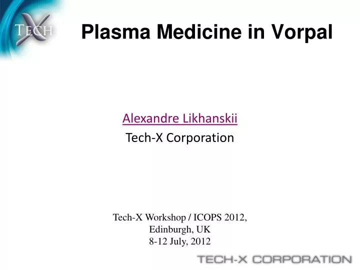 plasma medicine in vorpal