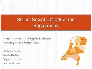 Strike, Social Dialogue and Regulations