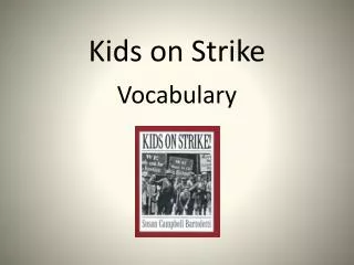 Kids on Strike