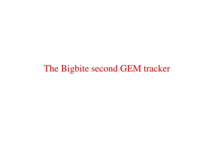 the bigbite second gem tracker