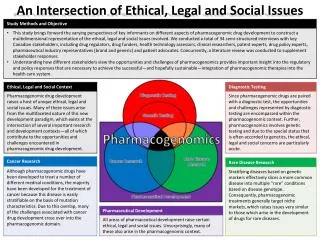 An Intersection of Ethical, Legal and Social Issues