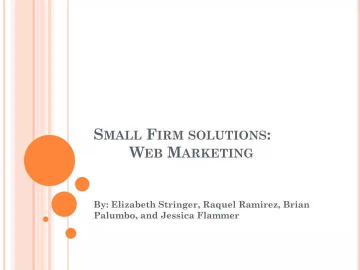 small firm solutions web marketing