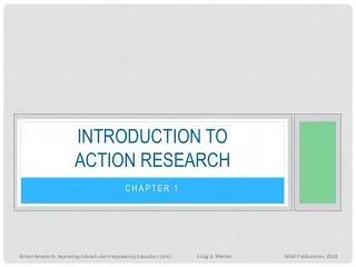 Introduction to Action research