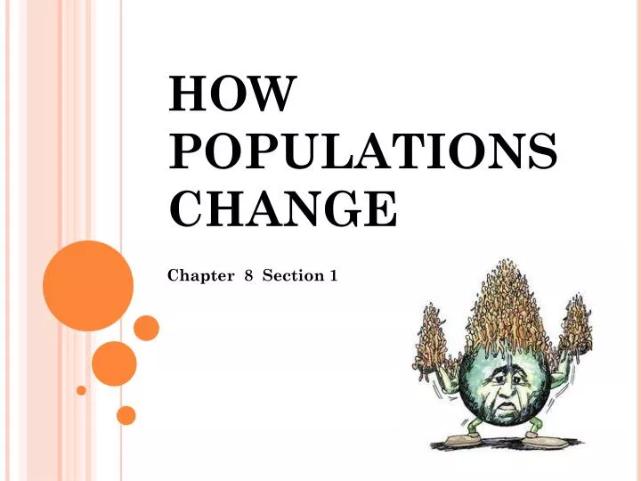 how populations change