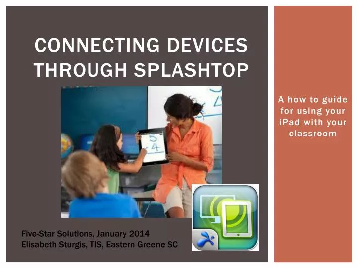 connecting devices through splashtop