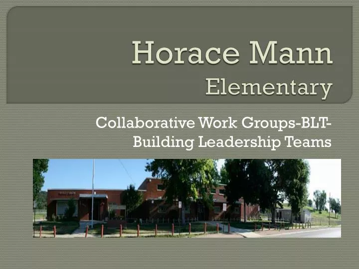 horace mann elementary
